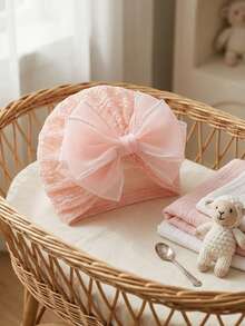 Bộ 3 chiếc băng đô cài tóc nơ bạc cho bé gái, chất liệu co giãn cao, kiểu dáng công chúa, vải jacquard thoáng khí, thích hợp cho chụp ảnh mùa xuân và lễ Phục sinh. - Nhiều màu - Xem 4