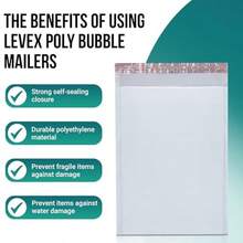 7.25 X 12 [5 Pack] Poly Bubble Mailers Padded Envelope Mailers Packing Envelope Mailing Bags For Shipping Lightweight Waterproof Material Light Gray - 灰色的 - 查看 7