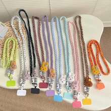 1 Set Summer Fresh Dopamine Sunflower Braided Lanyard, Stylish Casual Outdoor Climbing Durable Phone Strap - Multicolor - View 11