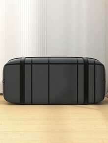 1-Pack Moving And Packing Bag, Thickened Student Bedding Storage Bag, Clothing Storage Bag, Large Capacity Luggage Bag, Extra Large Capacity, Foldable Storage Bag, Clothing Organizer Bag, Suitable For Storing Sundries When Moving And Returning To School, Waterproof And Moisture-Proof Storage Bag - Dark Grey - View 4