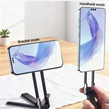 1/2pcs Adjustable Mini Foldable Portable Phone Stand, Practical Multi-Angle Horizontal & Vertical Stand, Suitable For Office, Enjoy Mobile Entertainment Anytime Anywhere - Multicolor - View 2