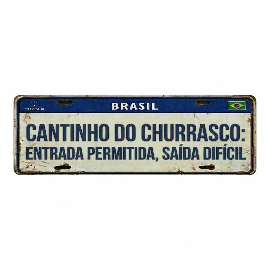 Fun Decorative Wall Plaque In MDF, 40x13cm, With A Phrase For The Barbecue Corner. - 12 - View 1