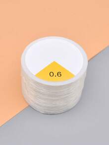 1 Cuộn dây thun acrylic trong suốt bền chắc, đường kính 0.5-1.0mm, thích hợp để tự làm vòng tay và xâu hạt. - Trong sáng - Xem 13