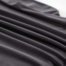 1pc Cooling Silk Pillowcase/Cushion Cover, Breathable And Cooling, With Overlocked Seams, Made From Summer Cooling Technology Fabric, Designed Specifically For Sleepers Who Tend To Sweat - Cooling Pillowcase - Dark Gray - View 4