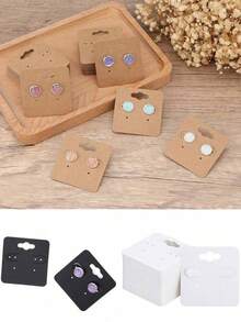 20-200pcs Earring & Necklace Display Stand, Jewelry Organizer & Packaging Cards - Multicolor - View 4