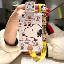SNOOPY Bộ 1 dây đeo thẻ ID hoạt hình có dây đeo cổ tay, thích hợp cho trường học, công sở, đi làm và làm quà tặng. - A - Xem 4