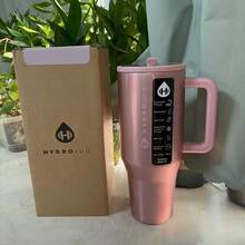 HydrojugTraveler 32 Oz/40 Oz Water Bottle With Handle & Flip Straw - Fits In Cup Holder, Leak Resistant Tumbler-Reusable Insulated Stainless Steel & Rubber Base - Gifts For Women & Men - Multicolor - View 19