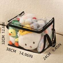 Bolsa de almacenamiento de juguetes de peluche de gran capacidad, organizador de almacenamiento de muñecas para niños, bolsa de almacenamiento impermeable para libros de estudiantes---Ahorro de espacio - Multicolor - Ver 6