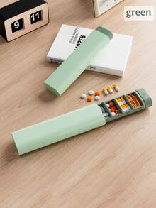 1PC Upgraded 7-Day Pill Organizer, Daily Pill Box, Travel Essential Pill Box, Can Hold Vitamins, Medicines, Pills And Supplements, Wishing You To Always Maintain Good Health. - Multicolor - View 14