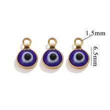 40颗/80颗恶魔之眼吊坠可作项链或手链佩戴 - 彩色 - 查看 2