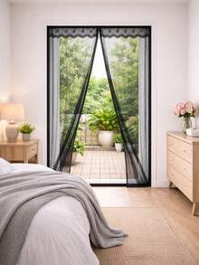 Magnetic Mosquito Net For Doors – Insect Screen Curtain With Magnets, Easy Installation Without Tools - 彩色 - 查看 3