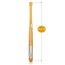 Crystals Wooden Baseball Bat Training Practice Softball Bat Solid Wood Sports Bat 29 Or 33 Inches - Brown 74CM - View 2