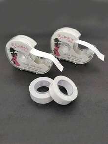 2 Rolls Waterproof Double-Sided Adhesive Tape, Strong Fixation, Long-Lasting, Transparent Invisible Design, Suitable For Securing Chest And Collar Clothing To Prevent Wardrobe Malfunction - Multicolor - View 13