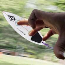 1pc Finger Surfboard Toy, Finger Stress Relief Toy, Mini Finger Surfboard, Finger Skateboard, Small Gadget Toy, Finger Surfboard Toy - Multicolor - View 2