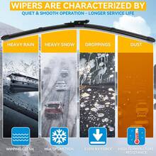 2pcs Replacement Windshield Wiper Blades Set Fit For BMW 2 Series 2012-2020 - 22inch/18inch (2pcs) - For BMW the 2 2012-2020 - View 5