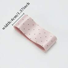 Shiny Polka Dot Ribbon, DIY Hair Accessories Bow Satin Ribbon, Flower Gift Packaging Decorative Fabric Tape - Ideas Series - View 5
