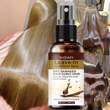 Xioimy 35毫升免洗护发喷雾 | 保湿、增强弹性、防止干燥损伤、男女通用、天然成分、便捷喷雾配方 - 數量 - 查看 6