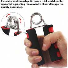 1 件装手部握力训练器，手部软泡沫手动锻炼工具，快速增强手腕、前臂和手指力量，单件装 - 紅色 - 查看 4