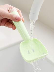 1个/2个装多功能烹饪勺带滤网，创意PP塑料漏勺，适用于家庭厨房、婴儿辅食和土豆泥捣碎器 - 彩色 - 查看 9