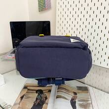 1pc, 31cm*16cm*43cm Nylon Large Capacity Backpack, Fashion Student Bookbag, Casual Travel Bag, Suitable For School, Commute, Vacation, Hiking, Travel, Gift - Color - View 7