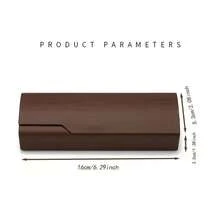 Custom Laser Engraved Wooden Fashion Glasses Case, Personalized Hard Shell Eyeglass Box With Name/Initials, Protective Glasses Storage Case For Men & Women, Ideal Gift For Him/Her & Travel - Multicolor - View 8