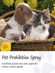 猫咪信息素镇静液，狗狗信息素镇静喷雾，改善宠物发情期情绪，宠物舒缓用品 - 彩色 - 查看 3