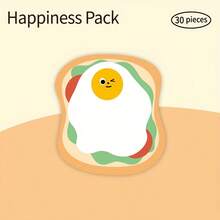 1pc Cute Food-Shaped Memo Pad, Cartoon Pattern Fun And Interesting, Ideal For Reminders And Learning Notes - one-size - View 8