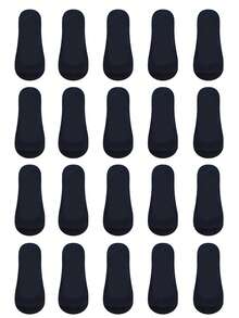 1/5/10 Pairs Of Non-Slip Invisible Seamless Ice Silk Summer Thin Solid Casual Breathable Low Cut Boat Socks Soft - Multicolor - View 9