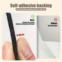 8片装3D木纹墙贴，自粘仿木纹网格墙贴，防水加厚网格墙贴，隔音，适用于所有室内空间，直线拼接图案和条纹墙贴 - A - 查看 7