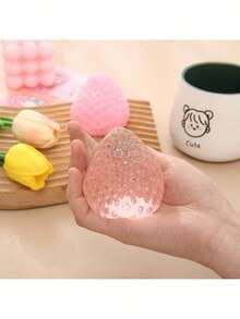 1PC Silicone Souffle-Shaped Stress-Relieving Toy - Extra Thick, Slow-Rebound, Soft And Cute Design, Effectively Relieves Stress, A Beautiful Desktop Ornament, Helps Adults Concentrate And Relieve Anxiety - A Perfect Birthday And Easter Gift. - Multicolor - View 6