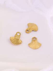 3件套不锈钢海螺吊坠配件，18K镀金海洋贝壳吊坠，适用于DIY珠宝制作材料及配件 - 吊墜 - 查看 19
