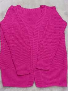 Women Cardigans - Màu Hồng Tươi - Xem 2