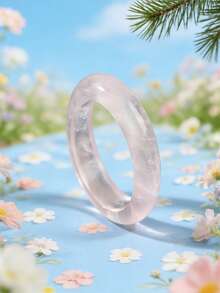 1/5/10/20pcs Set Elegant Natural Crystal Ring Holder - Jewelry Accessories, Transparent Crystal Ball Stand - Multicolor - View 7