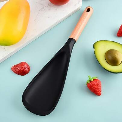 Silicone Cooking Spoons, Non-Stick Kitchen Spoons, Including Slotted Spoons And Solid Spoons, Heat Resistant, Silicone Stirring/Spreading Spoons Suitable For Non-Stick Cookware.