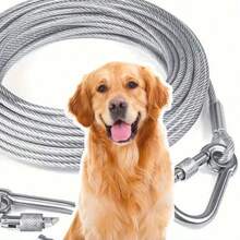 Outdoor Heavy Duty Thickened Stainless Steel Clothesline With Balcony Steel Wire Rope, Drying Hooks, Strong Anti-Rust Extra Long Traction Rope For Garden Patio Deck, Weather Resistant Metal Cable Cord - Multicolor - View 5