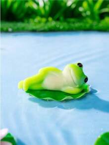 1pc Random Creative Frog Figurines, Dynamic Elements For Micro Landscape, Cute Desktop Room Decor - Animal - View 3