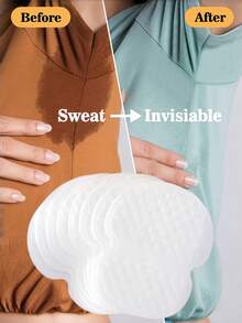 50片/30片/10片装一次性腋下吸汗贴 - 超薄透气腋下吸汗贴，男女通用。有效防止汗渍和异味。舒适不刺激的背胶，适用于日常通勤、工作、运动和旅行。有效吸收多余汗液，防止难看的黄色汗渍和异味，保持腋下全天干爽清新。易撕易贴。 - 彩色 - 查看 3