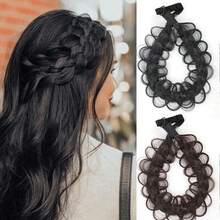 European And American Faux Braid Headband, New Fishbone Braid Fashion Hair Accessories - Multicolor - View 2