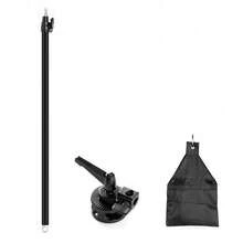 Studio Photo Video Light Stand Telescopic Boom Arm Holder 360° With Sandbag -UK - View 1