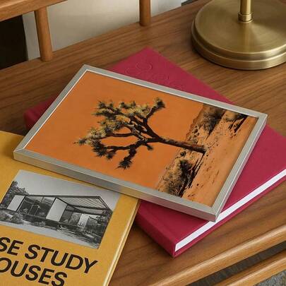 Tranh canvas không khung, 1 tấm, in hình cây Joshua cổ điển, phong cách sa mạc Sonoran, trang trí tường nhà gỗ Arizona, chủ đề thực vật sa mạc Yucca. Thích hợp cho phòng ngủ, phòng khách và phòng làm việc. Món quà tân gia hoặc quà tặng hoàn hảo.