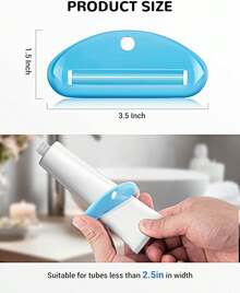 4PCS Toothpaste Squeezer, Colorful Plastic Toothpaste Tube Squeezer Toothpaste Dispenser HangingTube Squeezer Tool, Toothpaste Clip For Bathroom, Suitable For Toothpaste, Cream, Cosmetics - 4 miếng màu sắc ngẫu nhiên - Xem 4