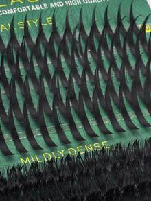 280/260pcs Spiky Thick Curly False Eyelashes Set, 14-20mm Spiky Cartoon Style Cluster Fake Lashes, Cluster False Eyelashes, Individual False Eyelashes, False Eyelashes For Daily Makeup - D - View 4