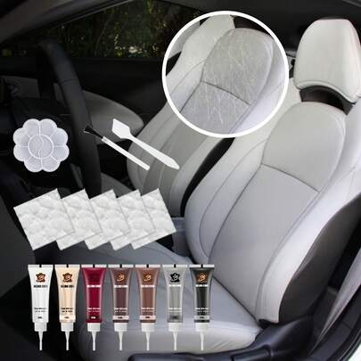 20ml Leather Repair Cream (Beige), Leather Jacket Scratch & Crack Filler, Leather Car Seat & Sofa Restoration Paste