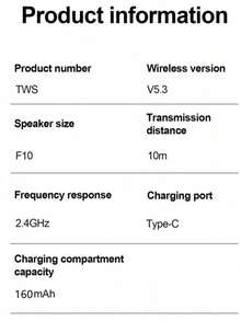 TWS A2 Pro Wireless Bluetooth Earphone Mini Earpone Headset Hifi Stereo Sound Headset Sport Earbuds Headphones - View 6