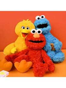 Sesame Street Official Authentic Se-same Street Classic Character Toys | Elmo and Cookie Monster Series - 彩色 - 查看 1
