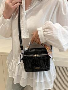 2026 New Fashionable Niche Design Silk Scarf Shoulder Crossbody Bucket Bag, Versatile Summer Handbag For Women - Multicolor - View 4