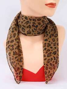 1 chiếc khăn bandana nữ thời trang xuân hè 2026, chất liệu chiffon in họa tiết da báo, kích thước 65*65 cm, phù hợp để sử dụng hàng ngày, khăn trùm đầu đa năng, được ưa chuộng để tạo kiểu tóc. - Nhiều màu - Xem 18