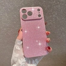 Sequins,Diamond Shiny Pink Apple 17 Pro Max/17 Pro/17/16 Pro Max/16/16 Pro/15/15 Pro Max/15 Pro/14/14 Pro Max Hard Full Body Protective Case - Pink Upgraded Version - View 4