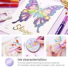 Bộ bút vẽ nhật ký 3D Languo - 216 màu gel acrylic và 48 màu ánh kim, đầu bút mảnh 1.0mm, thích hợp cho vẽ tranh, phác thảo và ghi nhật ký nghệ thuật | Pha màu mượt mà, dung tích mực lớn | Lý tưởng cho nghệ sĩ và người mới bắt đầu, món quà tuyệt vời cho học sinh nam/nữ, quà tặng nhân dịp tựu trường và quà tặng giáo viên. - Bộ - Xem 7