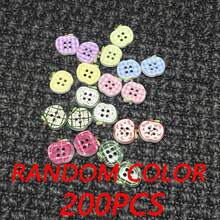 Apple Print 4 Hole Button, Handmade Hair Clip, Hair Scrunchie, DIY Decor Pendant, Beaded Decoration, Scrapbooking Accessory, Bag DIY Decoration - Color Mixing - View 15